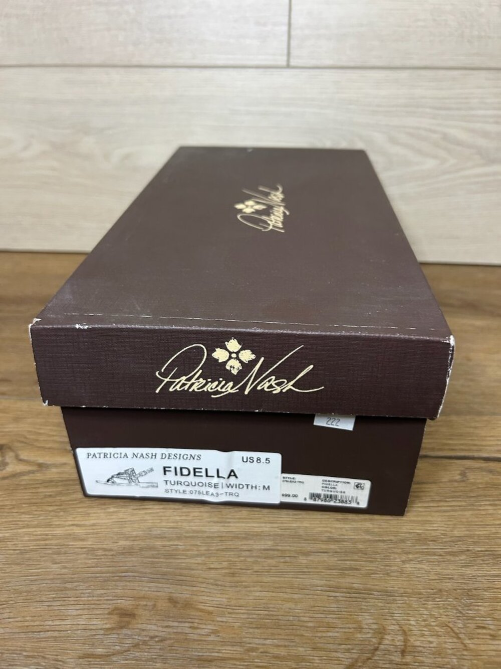 Patricia Nash Fidella Turquoise Sandals 8.5 - Picture 5 of 5